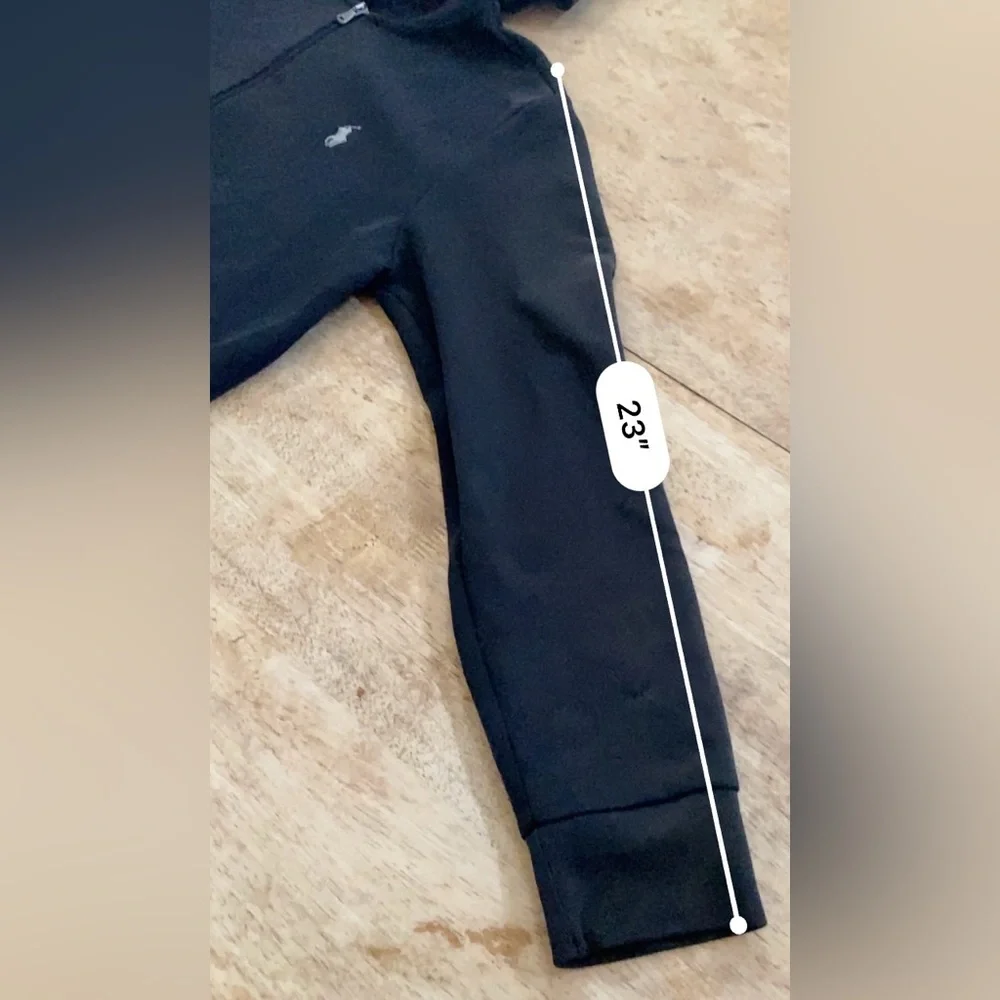 Polo Ralph Lauren Men’s Sz S Polo Black Double-Knit Full-Zip‎ Hoodie